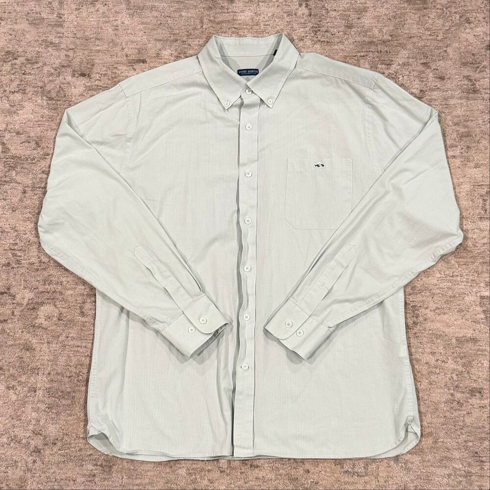 Fish Hippie Button Down Polo Size XL